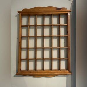 Vintage wooden display rack